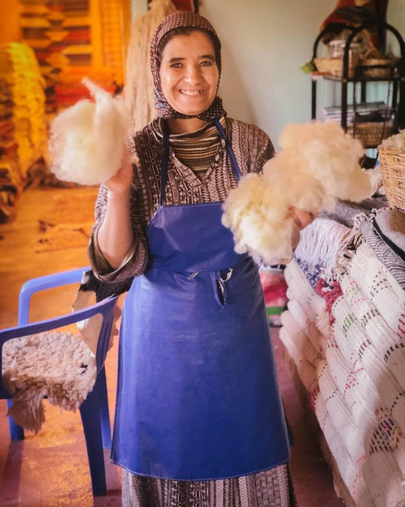 vintage moroccan berber rugs hanwoven wool 819x1024 Moroccan Rug Weaving Process.
