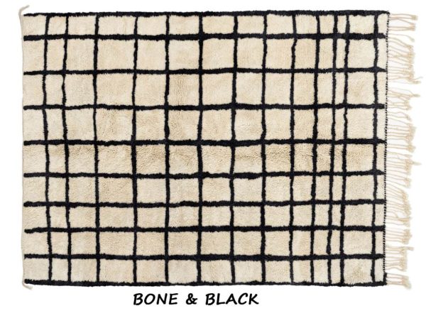 Authentic Beni Ourain Area Rug, Moroccan Craft-