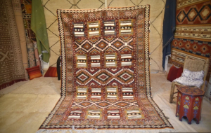 Vintage Moroccan Rug 10x6ft 3.1x1.97cm Old Morocco Carpet Thin Moroccan Rug Berber Azilal Rug Area Rug Floor Rug Home Decor 6 300x190 wholesale