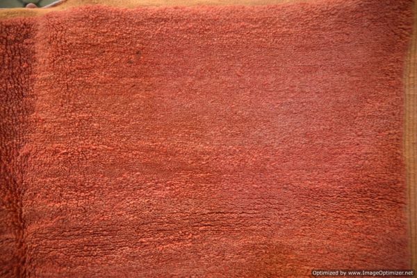 Authentic Moroccan Rug Vintage Rug Handmade Rug Beni Ourain Style Area Rug Berber Rug 7.7 Ft X 4.3 Ft 2.37 cm 1.47 cm
