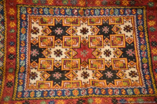 1980 Vintage Moroccan Rug, 10x5ft (3.12x1.67m)