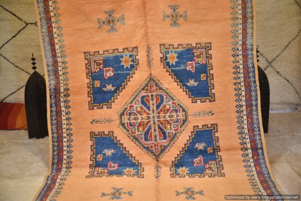 Vintage Moroccan Rug from the 80s, 10x6ft (3.00x1.95cm)