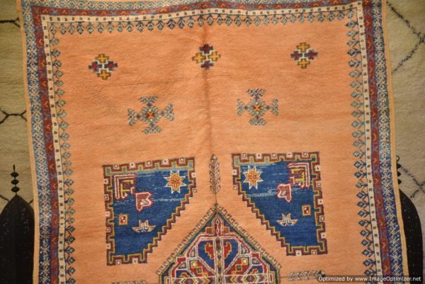 Vintage Moroccan Rug from the 80s, 10x6ft (3.00x1.95cm)