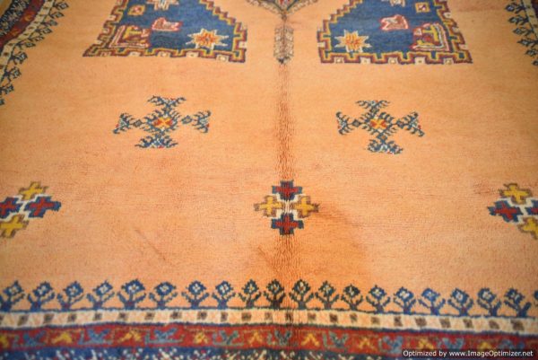 Vintage Moroccan Rug from the 80s, 10x6ft (3.00x1.95cm)