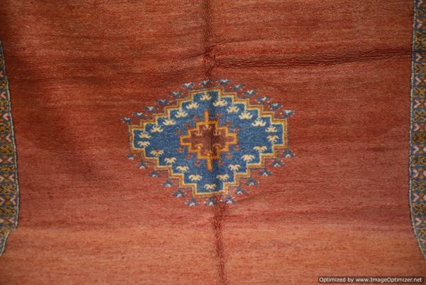 handwoven vintage moroccan Rug from 80s , 12x7ft (3.7x2.4m)