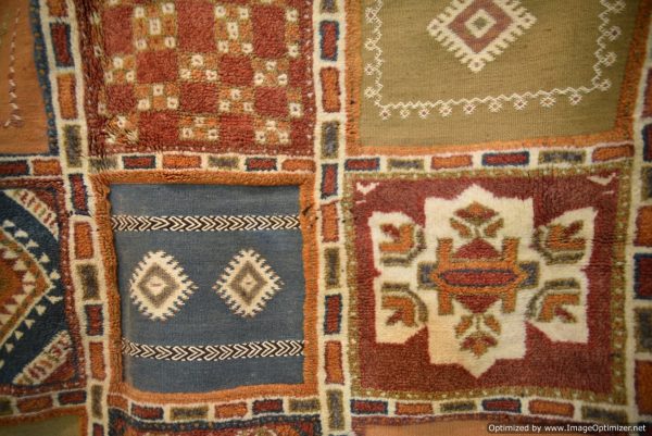 Vintage Moroccan Rug from the 80s , 12x7ft