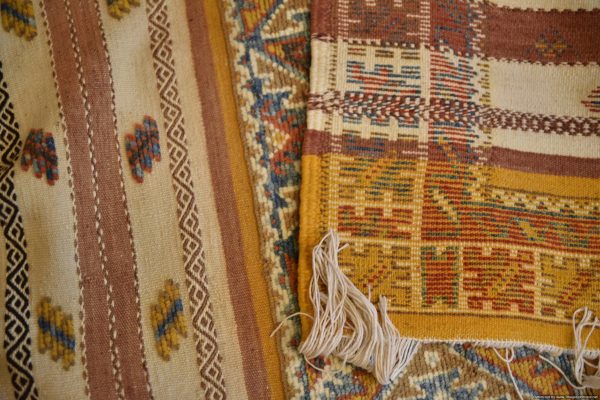 Authentic Moroccan Rug Vintage Rug Handmade Rug Beni Ourain Style Area Rug Berber Rug 8.1 ft X 5.3 ft