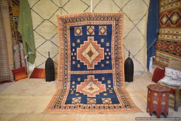 Moroccan rug from the 80s (3.30x1.83cm) taznakht Carpet - Very clean & amazing condition - Well Preserved