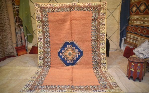 Vintage old Moroccan Rug - Very clean & amazing condition - Well Preserved - 10x6ft (3.10x2.5m)