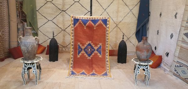 authentic wool carpet,handmade moroccan rug,vintage berber rug,Top design handmade berber carpet, taznakht moroccan rug