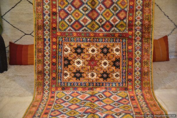 1980 Vintage Moroccan Rug, 10x5ft (3.12x1.67m)