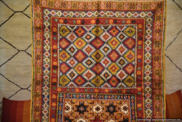 1980 Vintage Moroccan Rug, 10x5ft (3.12x1.67m)