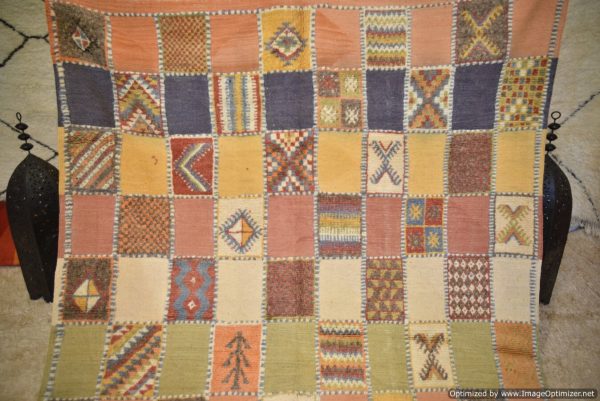 Vintage Moroccan Rug, 9x6ft (3.10x1.95cm) Handmade Moroccan Rug Carpet, Rainbow Morocco Rug, New Moroccan Rug, Turkish Handmade Rug