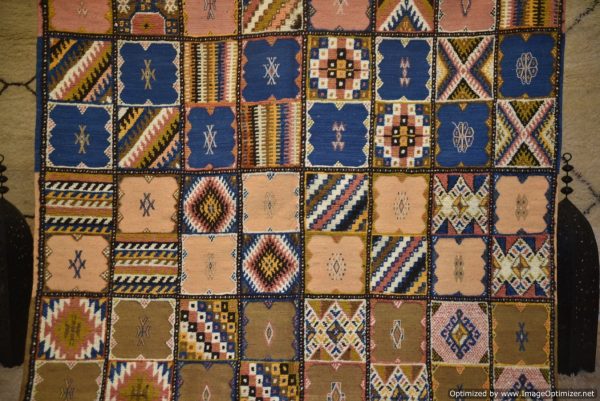Vintage Moroccan Rug, 10x6ft (3.1x1.97cm) Old Morocco Carpet, Thin Moroccan Rug, Berber Azilal Rug, Area Rug, Floor Rug, Home Decor
