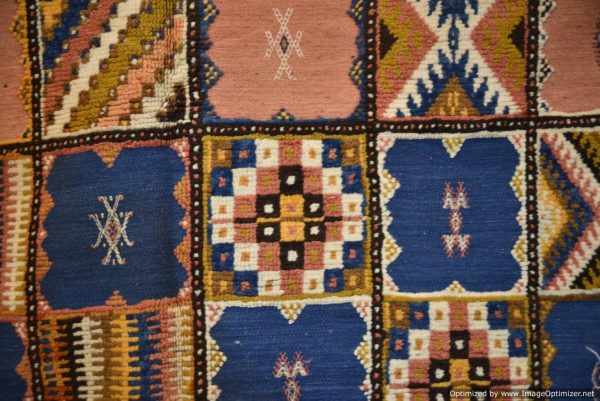 Vintage Moroccan Rug, 10x6ft (3.1x1.97cm) Old Morocco Carpet, Thin Moroccan Rug, Berber Azilal Rug, Area Rug, Floor Rug, Home Decor
