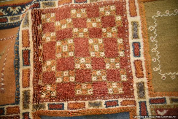 Vintage Moroccan Rug from the 80s , 12x7ft