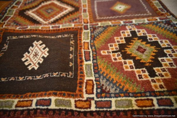Vintage OLD 80s Moroccan Rug, 10x7ft (3.14x2.2cm) Marrakech oldest Rugs