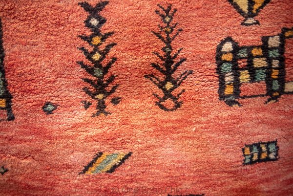 Authentic Moroccan Rug Vintage Rug Handmade | Caucasian Rug