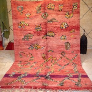 Vintage Moroccan Rug, 10x8ft (3.22x2.7m) Tribal Rug, Oriental Rug, Moroccan Woolen Rug,Berber Shag Rug, Custom Size Rug,Authentic Mrirt Rug