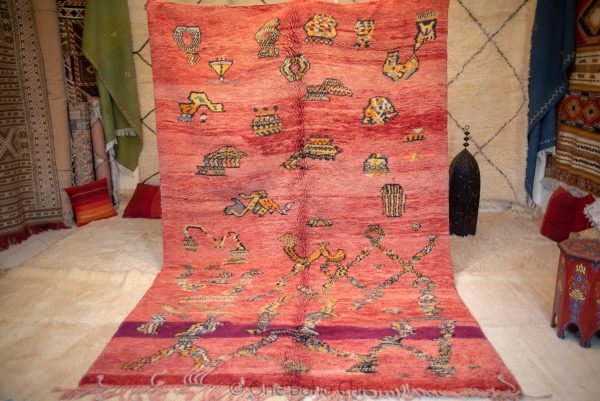 Vintage Moroccan Rug, 10x8ft (3.22x2.7m) Tribal Rug, Oriental Rug, Moroccan Woolen Rug,Berber Shag Rug, Custom Size Rug,Authentic Mrirt Rug