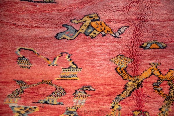 Vintage Moroccan Rug, 10x8ft (3.22x2.7m) Tribal Rug, Oriental Rug, Moroccan Woolen Rug,Berber Shag Rug, Custom Size Rug,Authentic Mrirt Rug