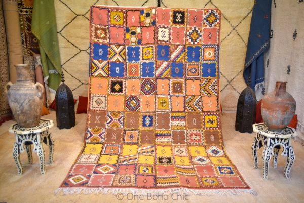 Amazing 1980 rug from Morocco,Very clean & amazing condition - Well Preserved - handmade berber carpet, taznakht moroccan rug