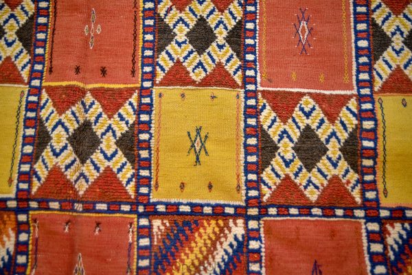 OLD rug from morocco made 1980