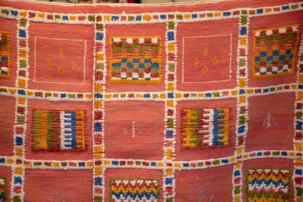 COLORFUL BERBER RUG - Vintage Boho Rug - Wool Taznakht Rug - Hand Woven Area Rug - Berber Moroccan Rug - Home Decor Gift