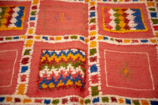 COLORFUL BERBER RUG - Vintage Boho Rug - Wool Taznakht Rug - Hand Woven Area Rug - Berber Moroccan Rug - Home Decor Gift