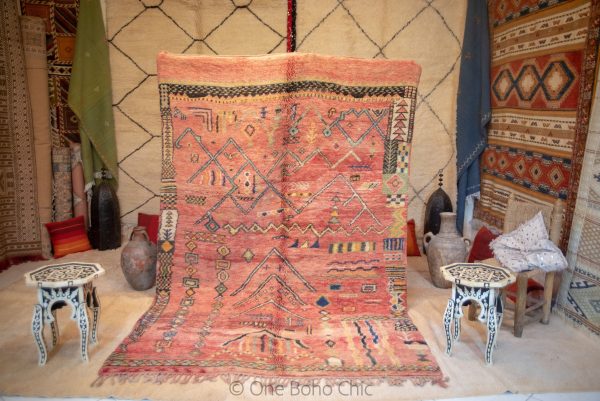 faded Red Luxury Rug, High Quality Rug, Ziegler Rug Morrocan Wool Carpet