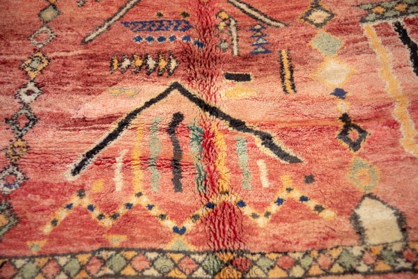 faded Red Luxury Rug, High Quality Rug, Ziegler Rug Morrocan Wool Carpet