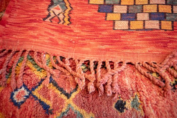 ANTIQUE BERBER RUG - Mrirt Wool Rug - Authentic large carpet - Wool Area Rug - Living Room Gift Special and rare Beni Mrirt 3*2M or 10*7 Ft