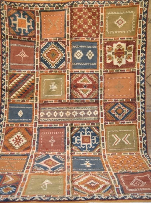 Vintage Moroccan Rug from the 80s , 12x7ft