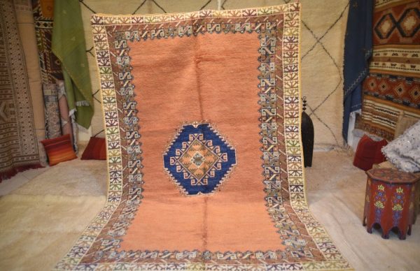 Vintage old Moroccan Rug - Very clean & amazing condition - Well Preserved - 10x6ft (3.10x2.5m)