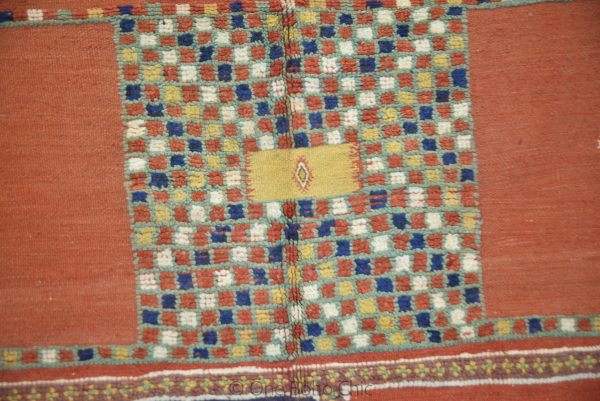 Woven Moroccan rug - Vintage Berber carpet - Handmade rug - Wool area rug - Shag rug