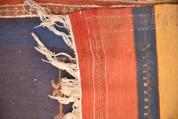 Woven Moroccan rug - Vintage Berber carpet - Handmade rug - Wool area rug - Shag rug