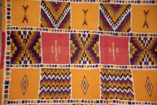 Moroccan 80s Carpet, Moroccan Rugs, Beni Ouarain RuG, marokko Teppich, alfombra marroquin,alfomba de algodon,vibrant rugs