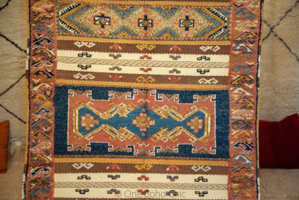 Magnificent vintage Taznakht Moroccan rugs
