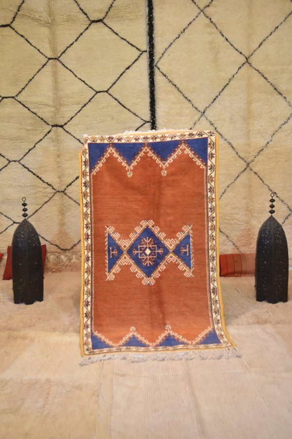 authentic wool carpet,handmade moroccan rug,vintage berber rug,Top design handmade berber carpet, taznakht moroccan rug