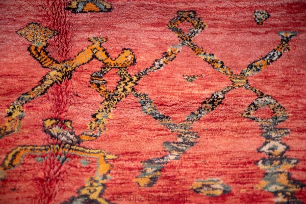 Vintage Moroccan Rug, 10x8ft (3.22x2.7m) Tribal Rug, Oriental Rug, Moroccan Woolen Rug,Berber Shag Rug, Custom Size Rug,Authentic Mrirt Rug