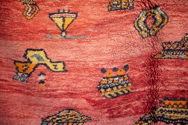 Vintage Moroccan Rug, 10x8ft (3.22x2.7m) Tribal Rug, Oriental Rug, Moroccan Woolen Rug,Berber Shag Rug, Custom Size Rug,Authentic Mrirt Rug