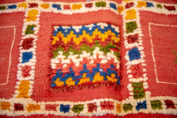 COLORFUL BERBER RUG - Vintage Boho Rug - Wool Taznakht Rug - Hand Woven Area Rug - Berber Moroccan Rug - Home Decor Gift