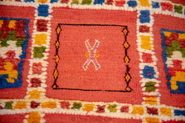 COLORFUL BERBER RUG - Vintage Boho Rug - Wool Taznakht Rug - Hand Woven Area Rug - Berber Moroccan Rug - Home Decor Gift