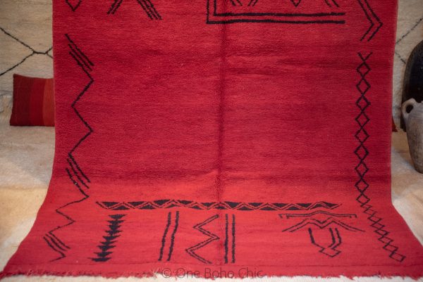 Red Luxury Rug, High Quality Rug, Ziegler Rug Morrocan Wool Carpet