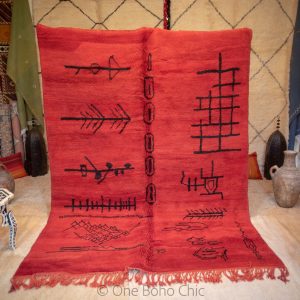 VINTAGE MRIRT RUG - Large Berber Rug - Antique Berber Rug - Handwoven Carpet - Natural Wool Rug - Berber Floor Carpet very Rare Beni Mrirt