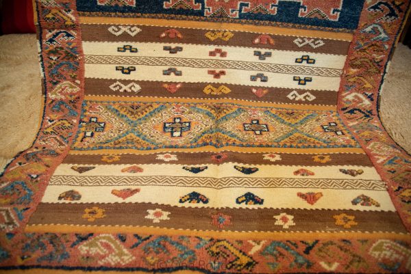 Magnificent vintage Taznakht Moroccan rugs