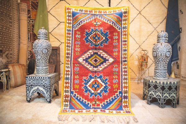 Taznakht Rug,Authentic Moroccan Rug,Hand Knotted Rug,Handmad Wool Rug,Berber Teppich,Vintage Berber Rug,Moroccan Teppich,Moroccan Carpet