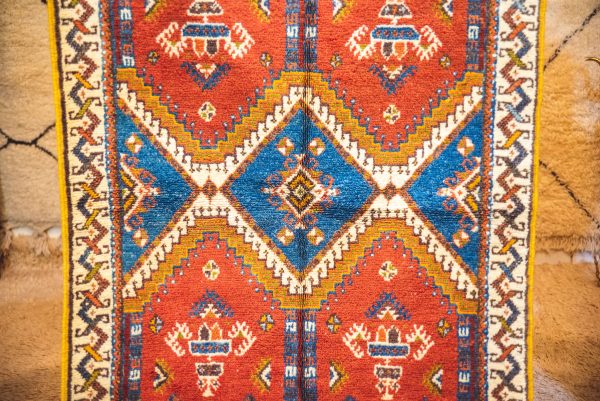 Taznakht Rug,Authentic Moroccan Rug,Hand Knotted Rug,Handmad Wool Rug,Berber Teppich,Vintage Berber Rug,Moroccan Teppich,Moroccan Carpet