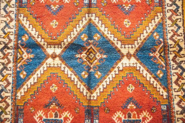 Taznakht Rug,Authentic Moroccan Rug,Hand Knotted Rug,Handmad Wool Rug,Berber Teppich,Vintage Berber Rug,Moroccan Teppich,Moroccan Carpet