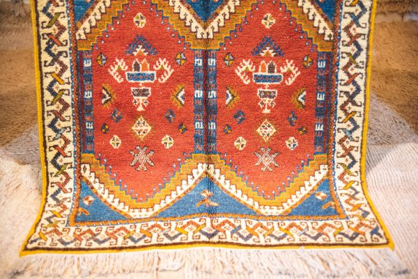 Taznakht Rug,Authentic Moroccan Rug,Hand Knotted Rug,Handmad Wool Rug,Berber Teppich,Vintage Berber Rug,Moroccan Teppich,Moroccan Carpet